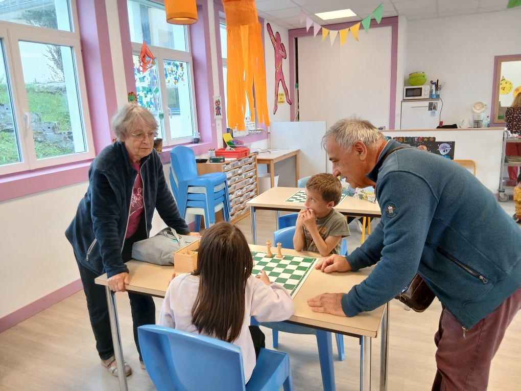 Garderie périscolaire : place aux échecs !