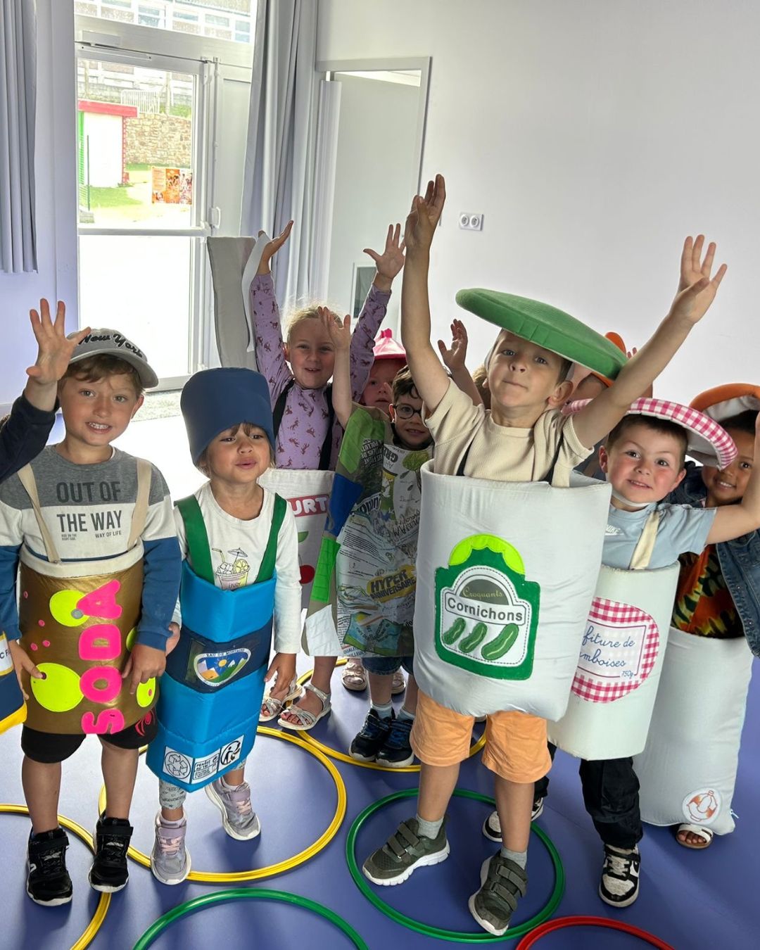 Tri sélectif , Sensibilisation des 3/6 ans du Centre de Loisirs