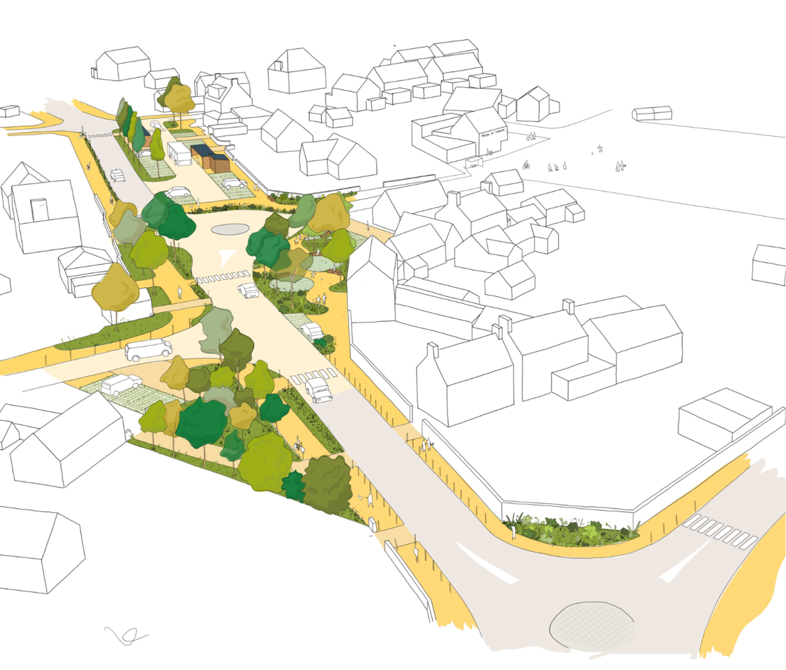 Aménagement de la Route de Morlaix et la Place de Kerilly