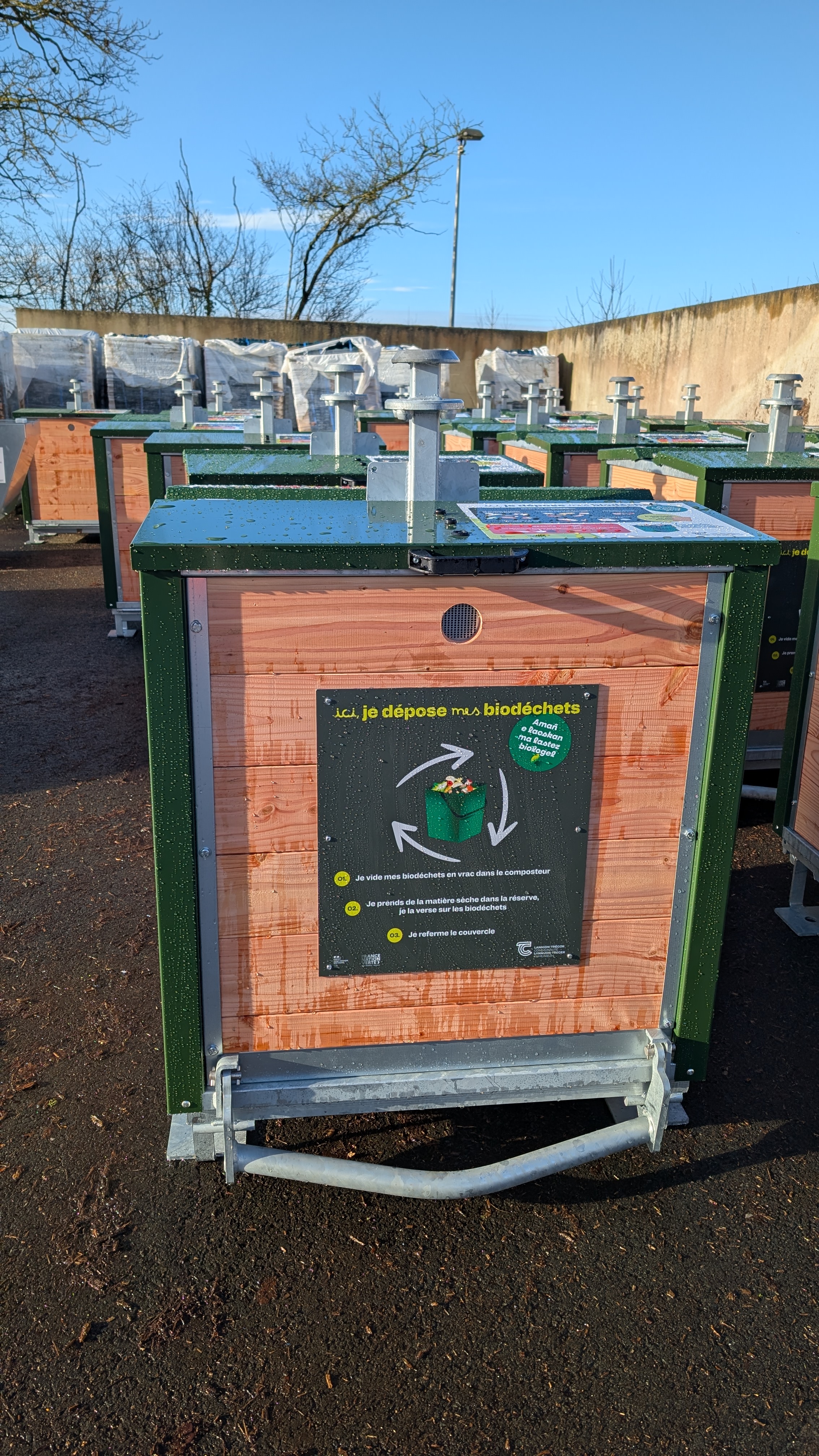 Des bornes de compostage arrivent au centre de Plestin-les-Grèves