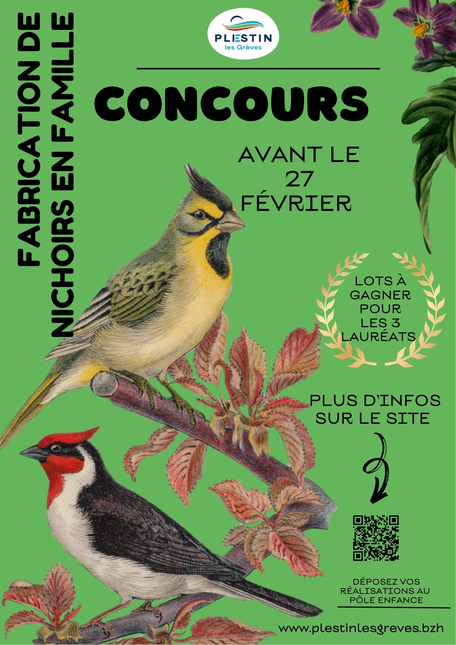 Concours "nichoirs en famille"