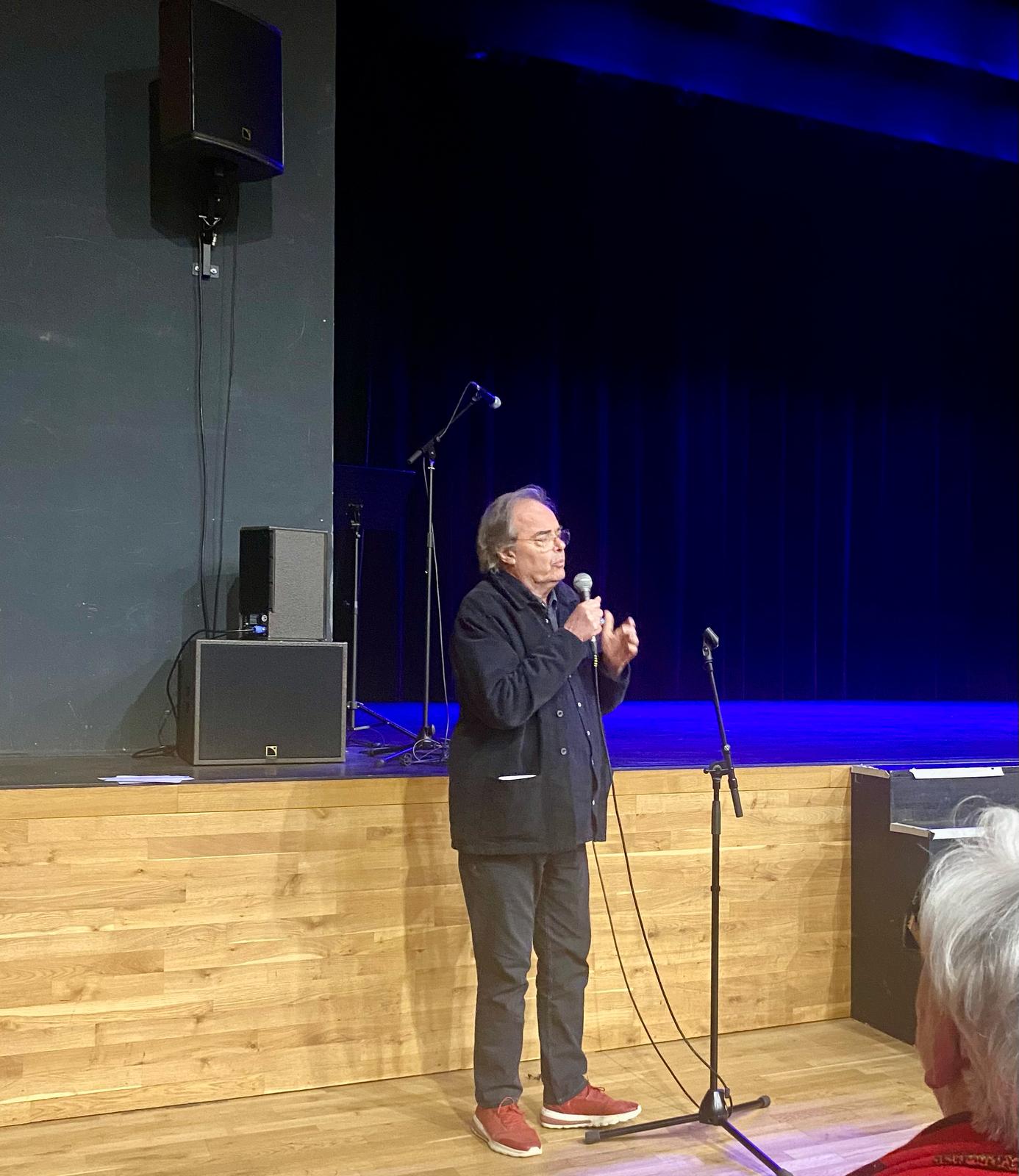 Yvon Le Men soirée de Clôture du Printemps des Poêtes