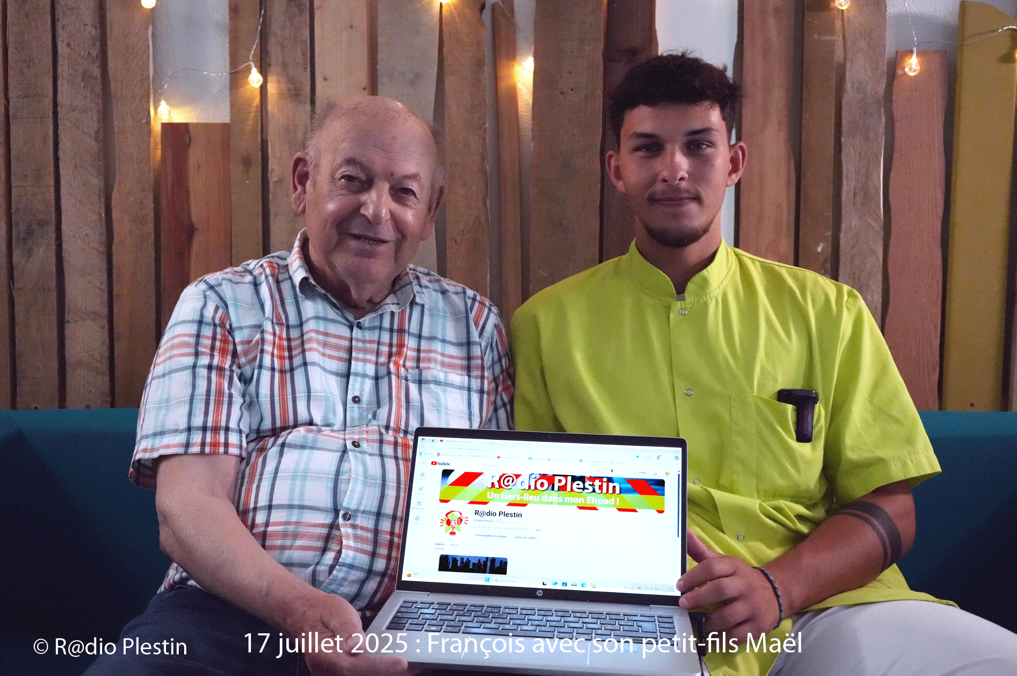 François, 87 ans, 1er YouTubeur de R@dio Plestin !