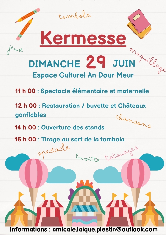 kermesse des écoles de Plestin 