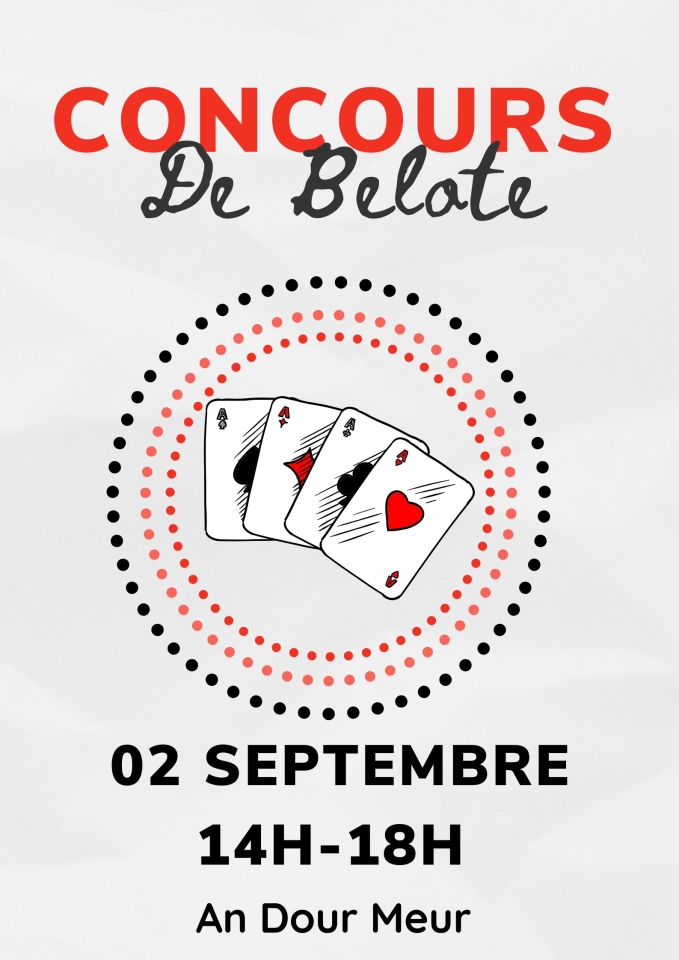 Concours de Belote du Club des loisirs