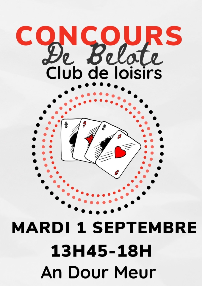 Concours de belote 