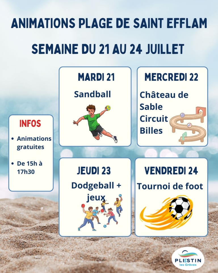 Animations de plage 