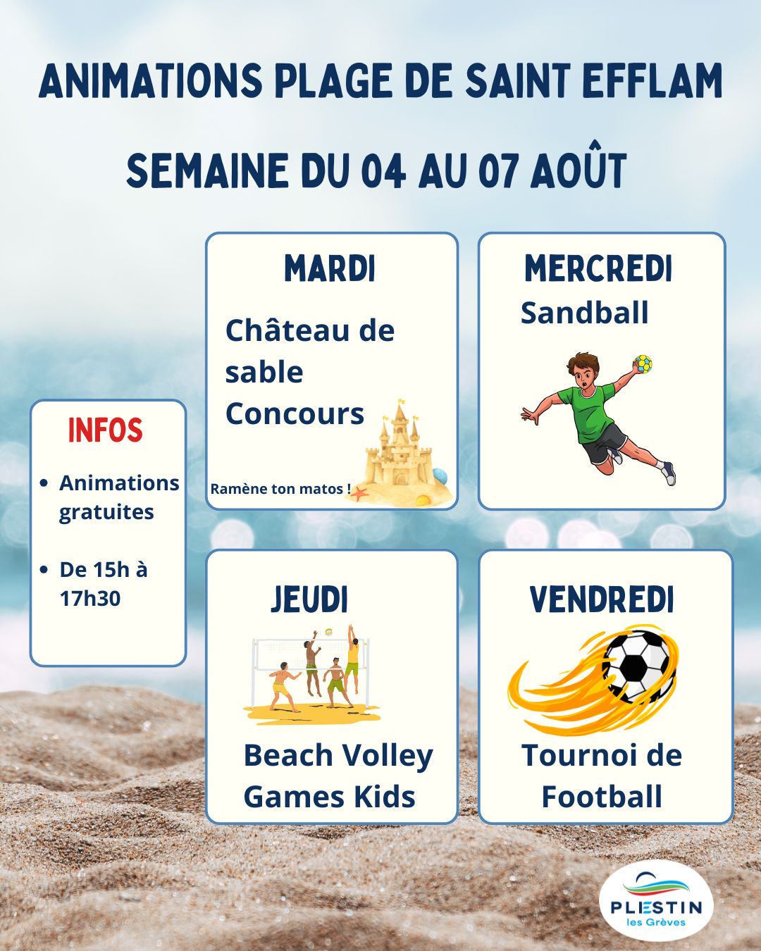 Animations de plage