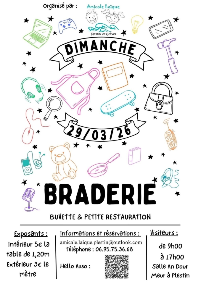 Braderie de l'amicale Laïque