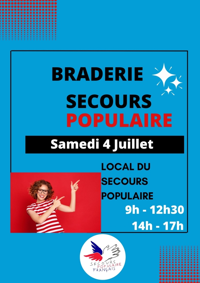 braderie du secours populaire 