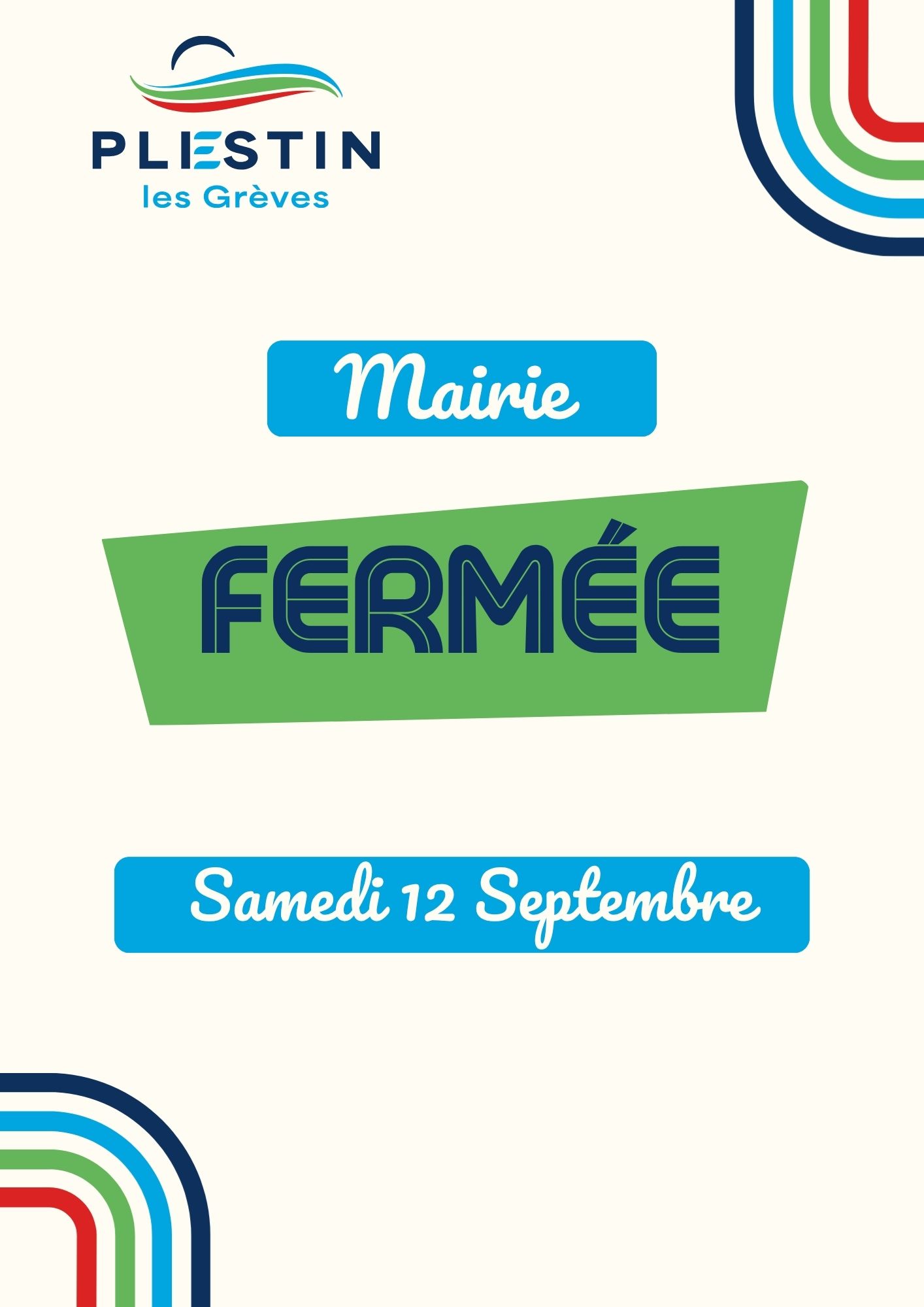 Fermeture exceptionnelle
