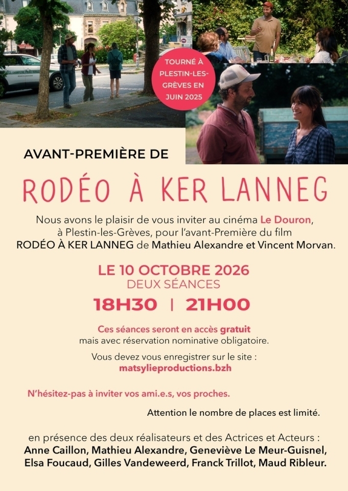 Séance au cinéma Le Douron "Rodéo"