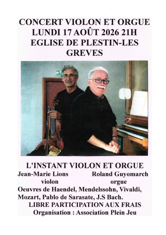 Concert de violon et orugue