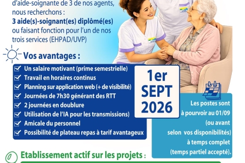 L'Ephad recrute 