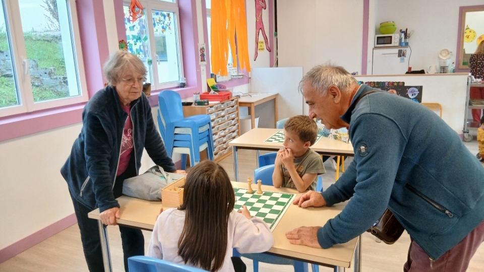 Garderie périscolaire : place aux échecs !