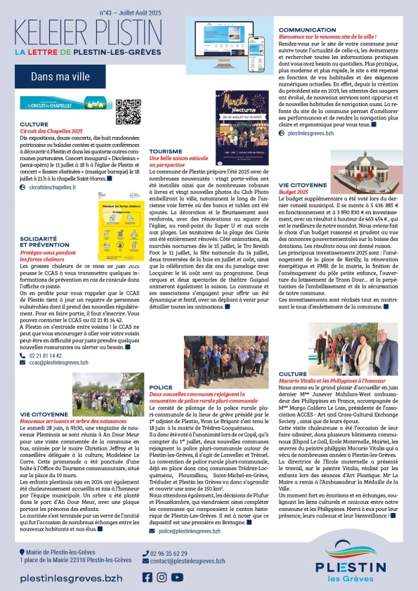 Keleier Plistin n°43 - Juillet-Août 2025