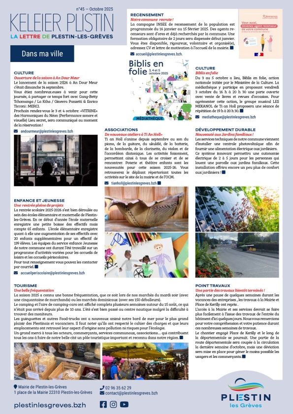 Keleier Plistin n°45 - Octobre 2025