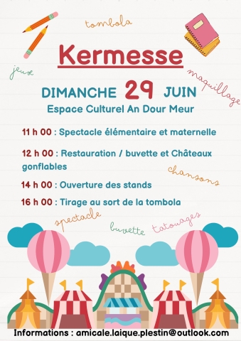 kermesse des écoles de Plestin 
